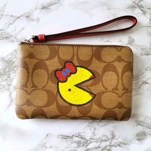 Coach ms. pacman wristlet